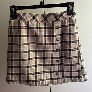 H&M Plaid Skirt